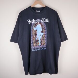 Vintage Jethro Tull Living With The Past 2003 Tour Shirt Adult 2XL 25x31